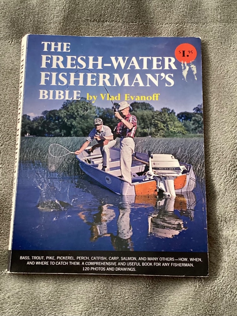 Vintage The Fresh-Water Fisherman's Bible Book by Vlad Evanoff